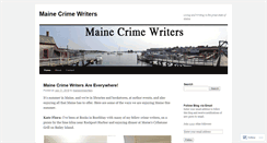 Desktop Screenshot of mainecrimewriters.com